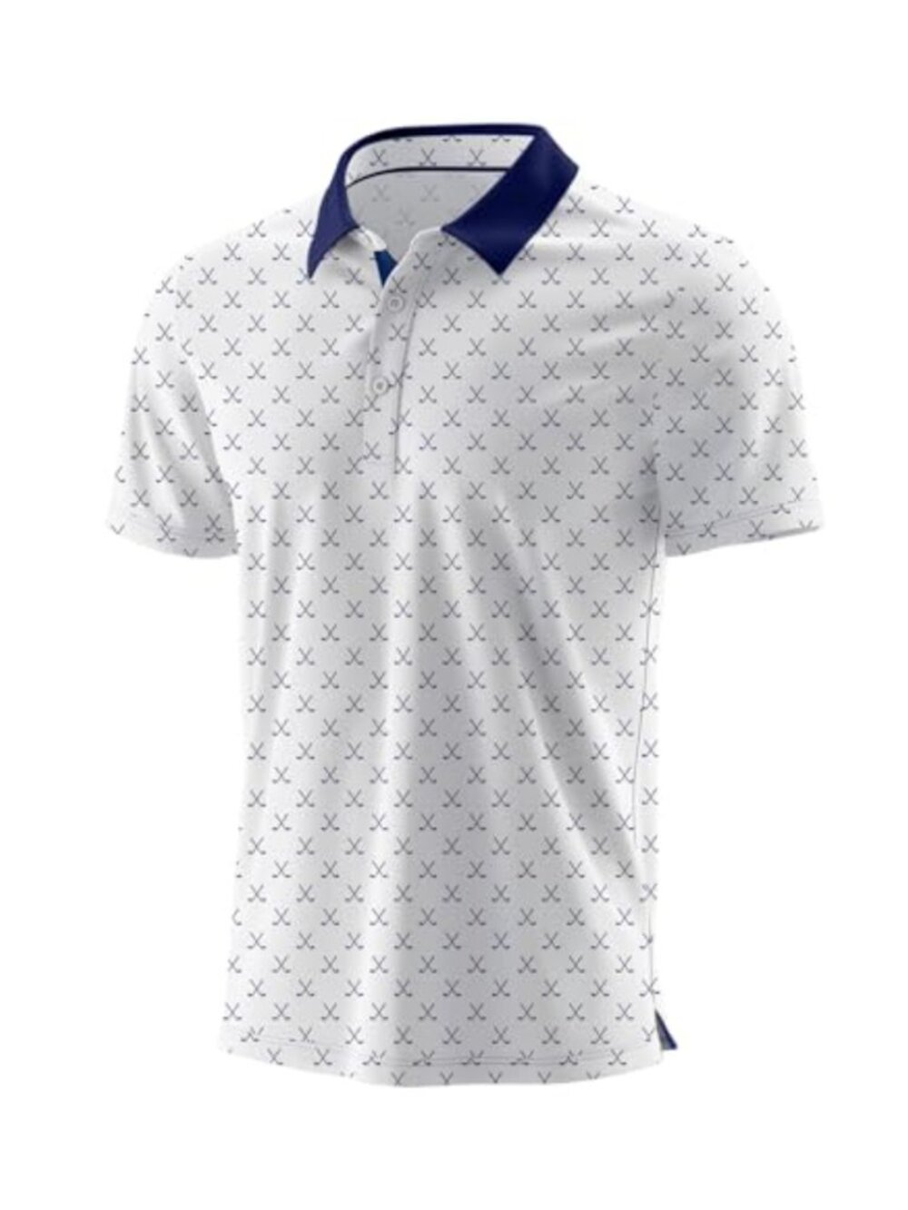 Men's Golf Polo Short Sleeve Moisture Wicking Quick Dry Performance Shirt